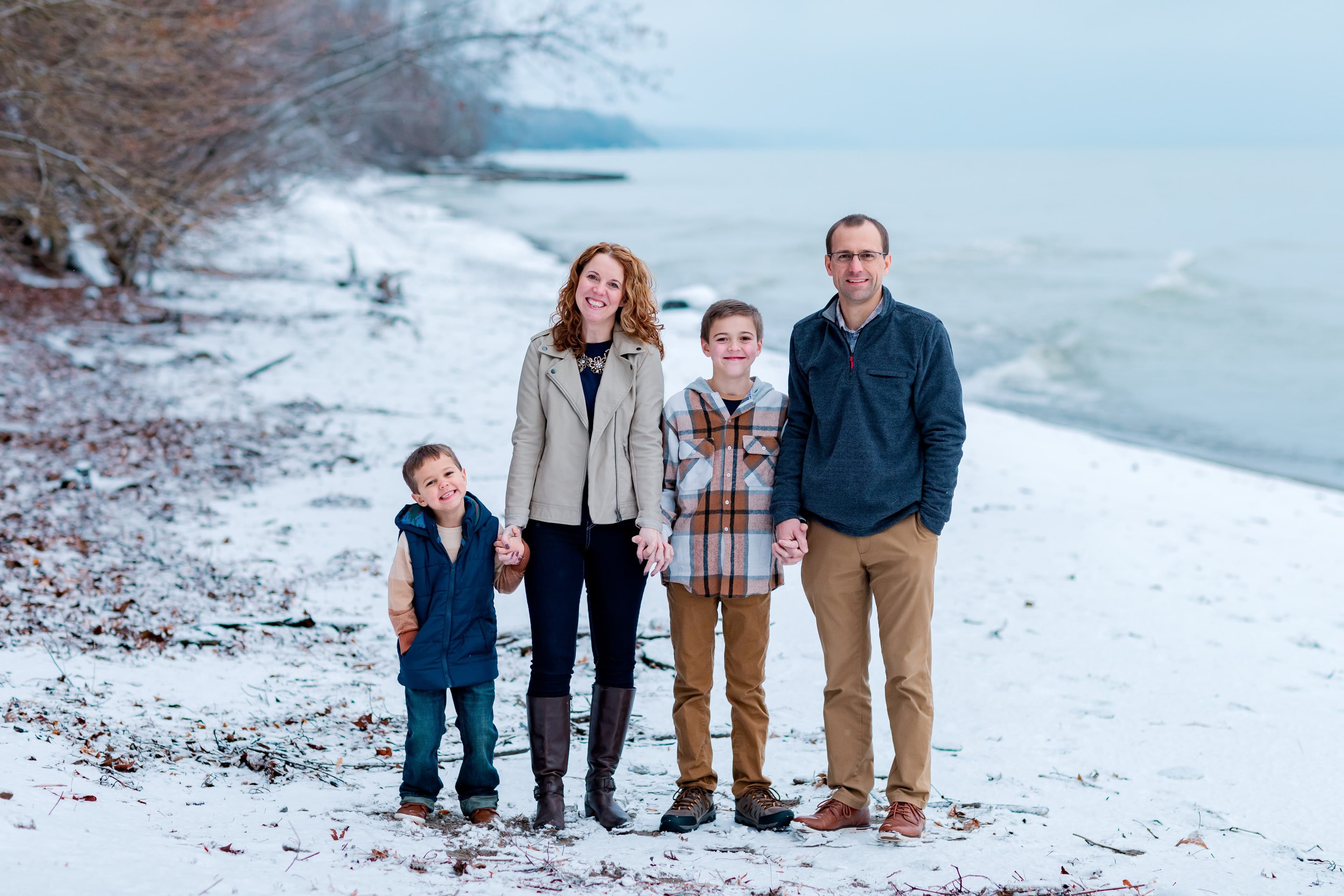 Family photo including Jack and his mother, Courtney